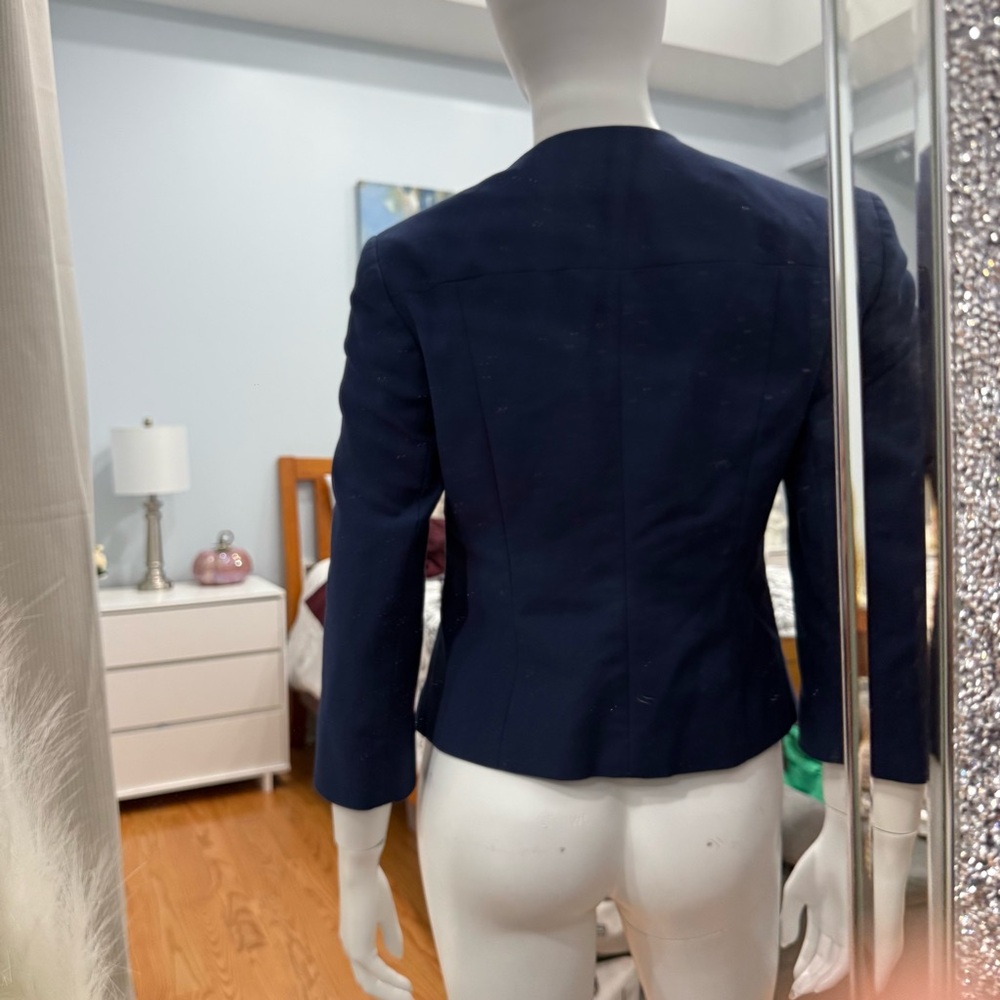 Express Deep Blue Women's Suit Jacket - Picture 3 of 3